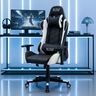 Cadeira Giratória Gamer Kl3 - Preto e Branco - 1