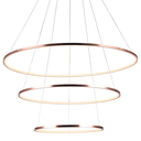 Ver imagem 2 de Pendente Birdie Rose Gold e Branco (d)80 + 60 + 40cm (a)42cm 17w + 13w + 9w - Kw002e