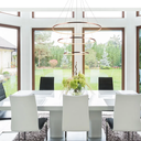 Ver imagem 5 de Pendente Birdie Rose Gold e Branco (d)80 + 60 + 40cm (a)42cm 17w + 13w + 9w - Kw002e