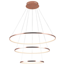 Ver imagem 1 de Pendente Birdie Rose Gold e Branco (d)80 + 60 + 40cm (a)42cm 17w + 13w + 9w - Kw002e