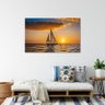 Quadro Decorativo Paisagem Mar Aberto - 200x100 Cm - 5