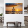 Quadro Decorativo Paisagem Mar Aberto - 200x100 Cm - 3