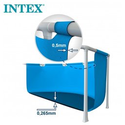Piscina Tubular Metal Redonda 1.828 Litros 244cm X 51cm Intex - 4