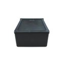 Ver imagem 3 de Kit 5 Gaveteiro Modular Empalhável Organizador Multiuso Rattan Plástico Resistente 1 Unidade Cor:Pre