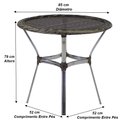 Ver imagem 6 de Jogo 4 Cadeiras Floripa e Mesa Com Tampo Tramado em Alumínio Piscina, Área, Jardim Trama Original