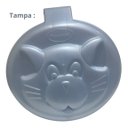 Ver imagem 4 de Lixeira Gatinho com Pedal 8lt para Quarto Bebê Plastibrasil