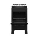 Ver mais imagens de Fogão 4 Bocas a Gás com Tampa premium Plus Realce Cr227 preto bivolt