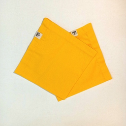 Kit Premium Mesa Posta Jogo Americano 6 Lugares Dupla Face Impermeável Amarelo Listrado com Guardana - 6