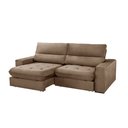 Ver imagem 3 de Sofá Aspem Veludo 02 Módulos de 80cm B25cm Meu Sofá Online