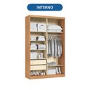 Ver mais imagens de Guarda-Roupa Rubi New 2 portas de correr Infinity