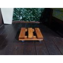 Ver imagem 4 de Suporte para Vasos Planta Madeira com Rodizios Gel 30x30