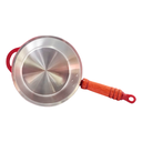 Ver imagem 5 de Jogo de 5 Panelas de Aluminio Fundido com Cabo 16 a 24cm - Vermelho Pigmentado