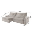 Ver imagem 6 de Sofá Apollo Veludo 02 Módulos 90 Cm B25cm Meu Sofá Online