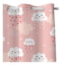 Ver imagem 3 de Cortina Infantil Chuva De Amor Tecido Premium 2,60x1,50m