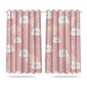 Ver imagem 1 de Cortina Infantil Chuva De Amor Tecido Premium 2,60x1,50m