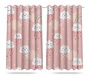 Ver imagem 1 de Cortina Infantil Chuva De Amor Tecido Premium 2,60x1,50m
