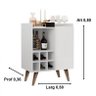 Aparador com Adega Moon Cor Branco - Comprar Moveis em Casa - 2