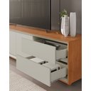 Ver imagem 4 de Rack Prime para Tv 75" com 2 Portas e 2 Gavetas Mavaular:naturalle/off