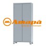 Armário de Aço c/ 02 portas REFORÇADO – (PA – 90) – 1,98×0,90×0,40m – Chapa # 22 – Cinza- 12113 - 5