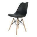 Ver imagem 2 de Conjunto 8 Cadeiras Saarinen PP Preta