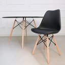 Ver imagem 7 de Conjunto 8 Cadeiras Saarinen PP Preta