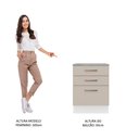 Ver imagem 5 de Balcão 60 Cm 3 Gavetas Branco/crema Agata Madesa