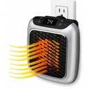 Ver imagem 4 de Aquecedor Portátil de Tomada com Display Digital e Timer 1200W para Quarto Escritório e Banheiro
