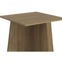 Ver imagem 7 de Sala de Jantar Completa Lótus Tampo Madeirado C- Vidro 105x135cm e 4 Cadeiras 2cad153 Nogueira-off