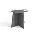Ver imagem 3 de Sala de Jantar Completa Lótus Tampo Madeirado C- Vidro 105x135cm e 4 Cadeiras 2cad153 Nogueira-off