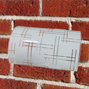 Ver imagem 4 de Arandela Moderna Solaris Calha Vidro Curvo Tema Abstrat Gama