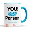 Ver imagem 2 de Caneca Profissão Médico Jaleco Medicina Azul com Saquinho