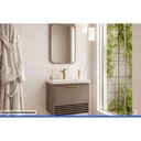 Ver imagem 7 de Gabinete Banheiro Suspenso Paraty c/Cuba 60cm Platina MGM