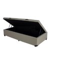 Ver imagem 1 de Cama Box Baú Solteiro Linhão Cinza Com Pistão A Gás