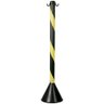 Pedestal Zebrado Preto/amarelo - Plastcor - 1