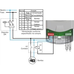 Controlador Aquecimento Solar Digital Mmz1195n 220vca Tholz - 3