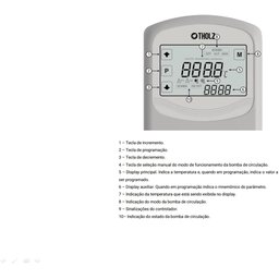 Controlador Aquecimento Solar Digital Mmz1195n 220vca Tholz - 2