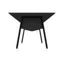 Ver imagem 6 de Mesa de Reunião 200cm para 8 Pessoas com Tampo Chanfrado Industrial Executive Preto