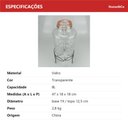 Ver imagem 4 de Refresqueira de Vidro 8L Transparente 47x25x25cm Suco Bebidas Torneira Festa