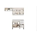 Ver imagem 2 de Cozinha Completa Alpha 3 Peças (2aéreos+1balcão) C3p32 Branco - Carraro
