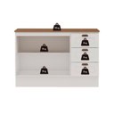 Ver imagem 4 de Balcão Cozinha Genialflex Provençal Branco com Tampo Ébano