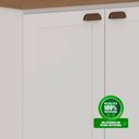 Ver imagem 6 de Balcão Cozinha Genialflex Provençal Branco com Tampo Ébano