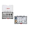 Jogo 6 Fresas Retas Standard Encaixe 6mm Bosch - 1