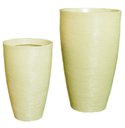 Ver imagem 1 de Kit 2 Vasos Planta 65x40 + 45x30 Oval Moderno Polietileno BGPLASTICOS V1365M2 AZUL ARARA 009