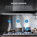 Ver imagem 5 de Coifa de Ilha 90cm Smart Pro Touch Midea Mh90m83at24mw2 - 220v