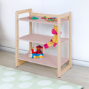 Ver imagem 4 de Prateleira Multiuso Mdf 3 Prateleiras Moderna: Rosa