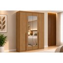 Ver imagem 1 de Guarda Roupa 4 Portas 2 Esp 2g Alonzo Lopas Amendoa