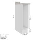 Ver imagem 4 de Balcão Porta Tempero Planejado 20cm com Tampo Arizona CabeCasa MadeiraOriginals Branco