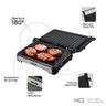 Sanduicheira e Mini Grill Hq 180º 1000w Antiaderente Inox Hq-sg002 127v - 5