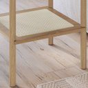 Ver imagem 6 de Mesa Lateral 58 Cm Pes Madeira Palhinha Oslo 27962 Hanover Artesano