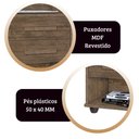 Ver imagem 4 de Kit 2 Mesas de Cabeceira Cielo Cor:canela - Mesinha de Quarto - Mizza Decor